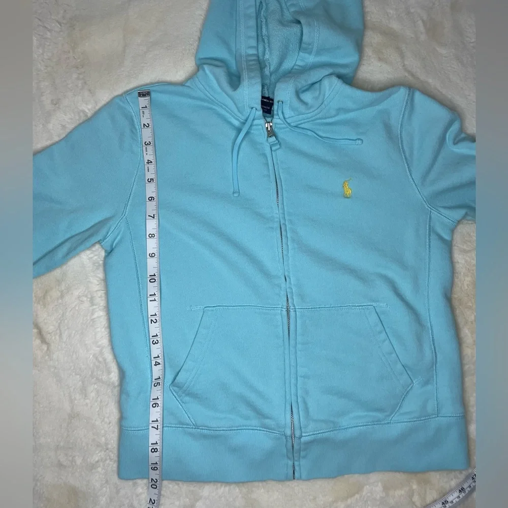 Ralph Lauren Aqua full zip hoodie kids Medium